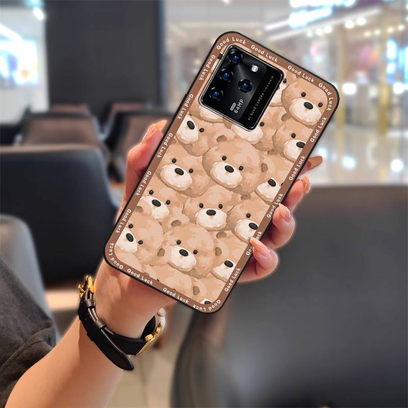 Waterproof Silicone Phone Case For ZTE Blade V30 Fashion Design Full Wrap Durable Back Cover Cover Shockproof Cartoon