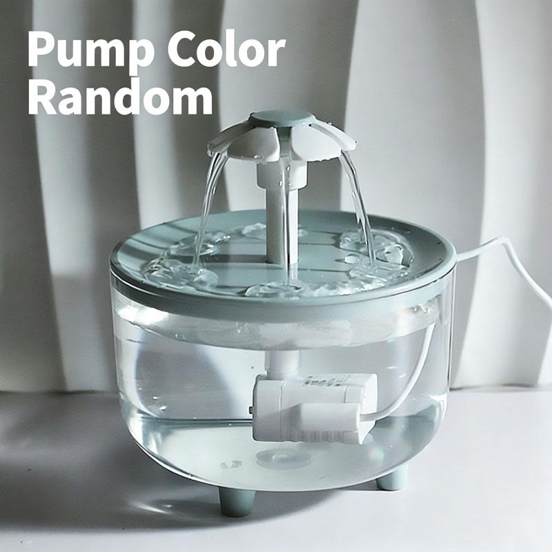 1200mL USB Electric Pet Water Fountain Auto Recirculate Filtration Cat Drinker Bowl with 4 Filters