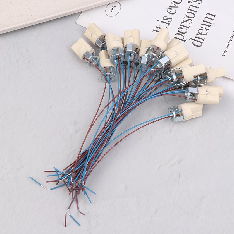 10/20Pcs G9 Light Bulb Socket Ceramic Lamp Base Holder Connector Led Halogen Light Led Lamp Bulb Holder Base Fixture