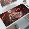 Genshin Impact Arlecchino Mouse Pad HD Grande per Computer Uffici Accessori Antiscivolo Anime Durevole Deskmat Bordo Bloccato Tappeti per Tastiera