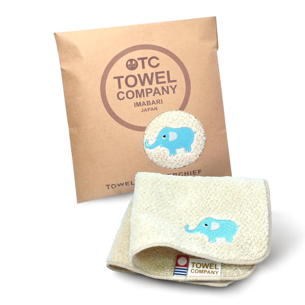 Imabari Havlu Şirketi Mendil 22x22cm Hediye [16 Türün Hepsi] Hayvan Geçidi Nakışı