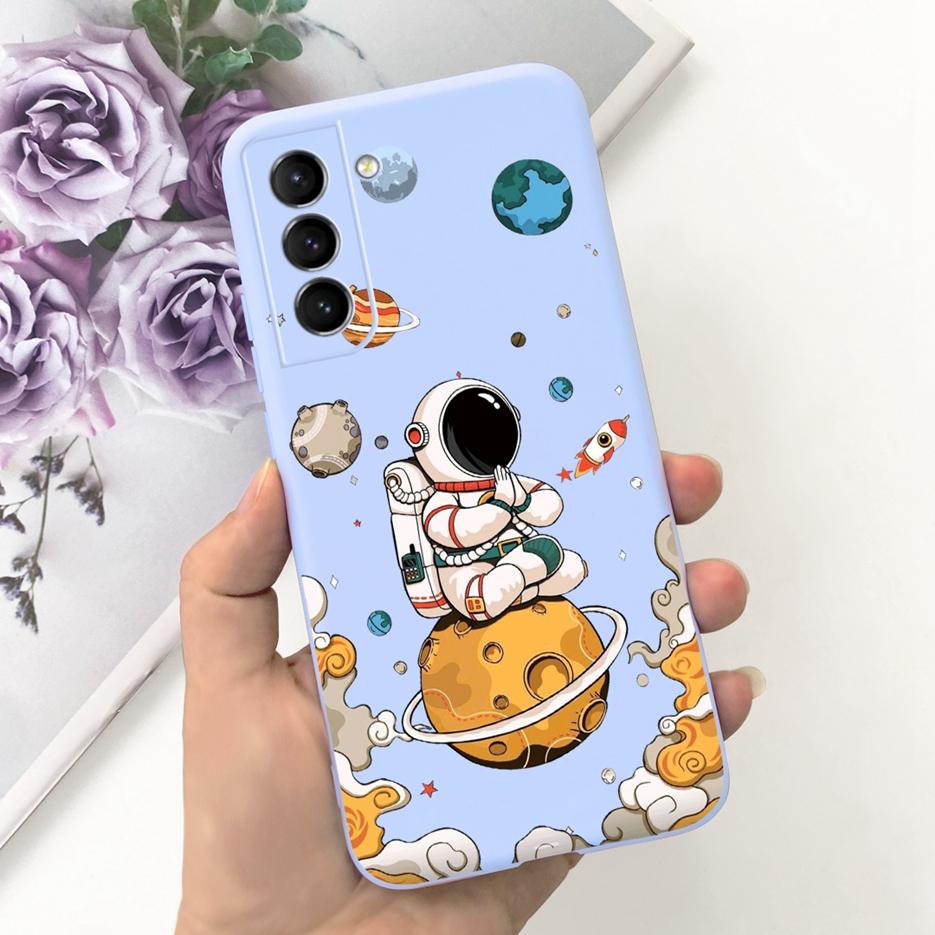 For Samsung Galaxy S22 Plus 5G Case Cute Astronauts Cartoon Cover Soft TPU Phone Case For Samsung S22 Ultra S 22 S22+ Back Cover