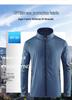 Men's Quick-Dry Ice Silk Sun Protection Jacket - Summer Lightweight Stand Collar Sports Top
