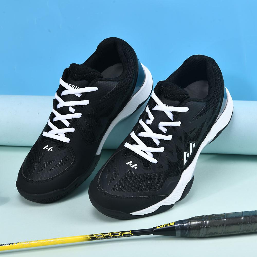 

Professional badminton shoes men and women couples ultra-light carbon board table tennis breathable non-slip tennis volleyball competition trainin 46