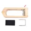 Wood Leather Stitching Clamp Hand Sewing Tool with Metal Tightening Hardware for Desktop Craft Table and Pattern Practice