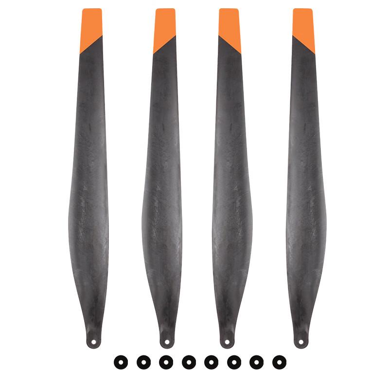 HOPECENT Schwarze Pferde Kohlefaser-Propeller für DJI T40/T50/T20P