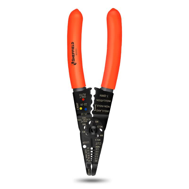 SHEFFIELD 8-inch Wire Stripper with Cutter