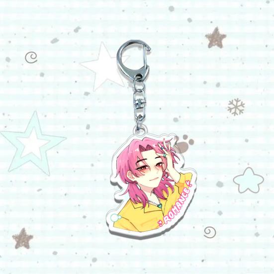 Yousheng Hexenjäger Schlüsselanhänger Reichhaltige Charaktermodellierung Leichter Tragbarer Schlüsselanhänger Lebendige Farbe Anime Mädchen Anhänger Schlüsselhalter