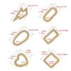 Cubic Zirconia Clasp Hook for Handmade Necklace Jewelry Making Supplies Gold/Silver Plated Brass Geometric Connector