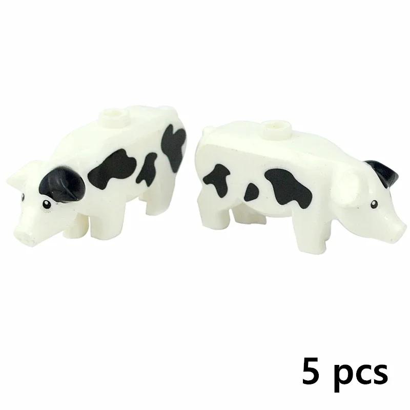 DIY Creative Model Cute Animal MOC Building Blocks Brick Little Pet Zoo Dog Duck Tortoise Penguin Cat Pig Bird Rabbit Toys