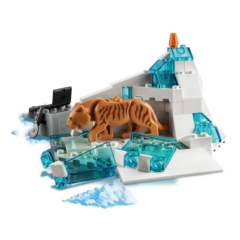 Compatible Sets City Series Building Blocks Arctic Supply Plane Crawler Icebreaker Car Children's Toys Gift