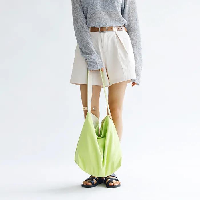 Cotton Adjust Eco Bag - Green Apple