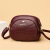 Multi-layered Women's Bags - Versatile and Fashionable Single-shoulder Crossbody Mom's Small Round Bag