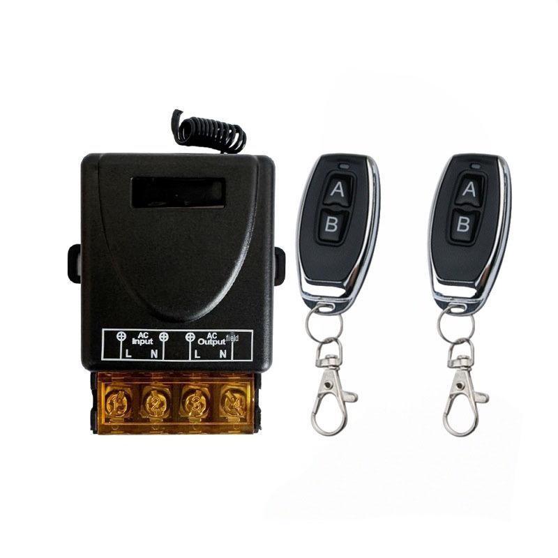 High Power 220V Wireless Remote Control Switch for Water Pumps, Irrigation, Fans, Smoke Extractors, and Sprayers.