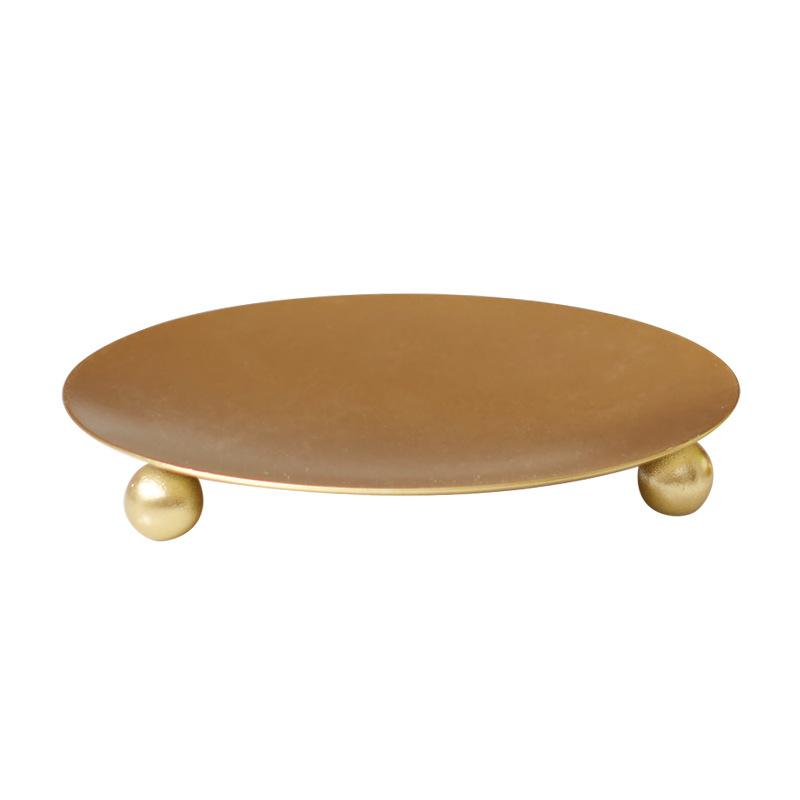 Aroma Kerzenhalter Licht Luxus Zuhause Desktop Tablett Kreative Raumdekoration Rundes Ornament