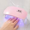 Chenimo LED Gel Nail Lamp Portable 1 Pcs Pink.