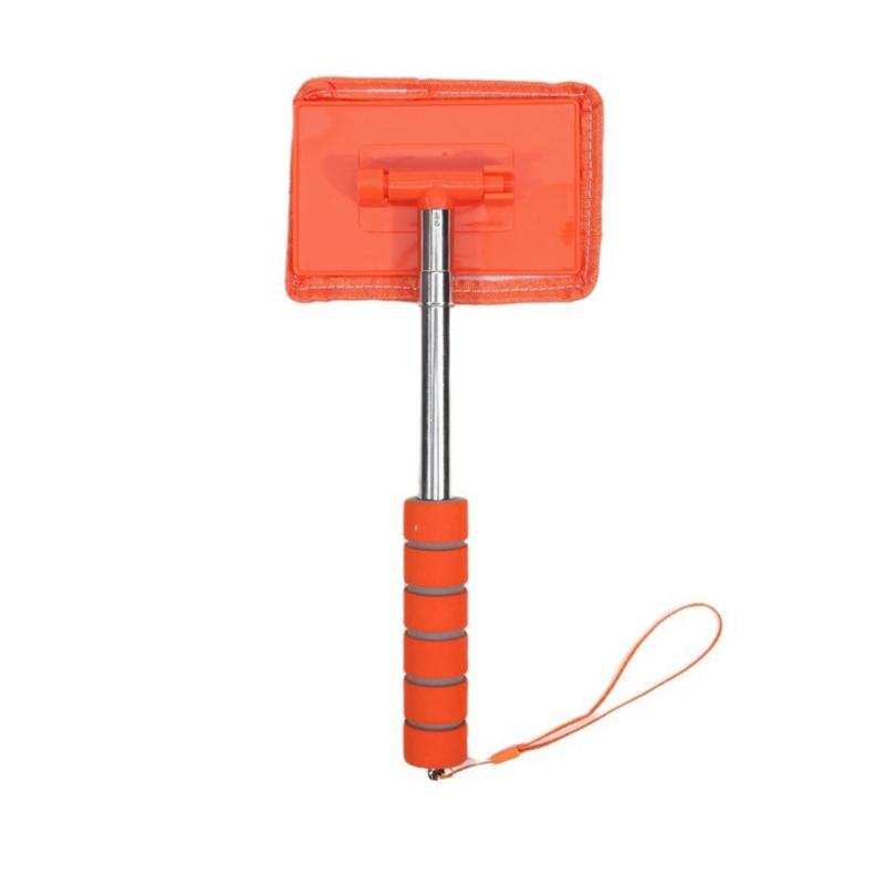 Telescopic Handheld Automotive Windshield Cleaner With Adjustable Length Stainless Plastic Wiper Tool For Universal Use