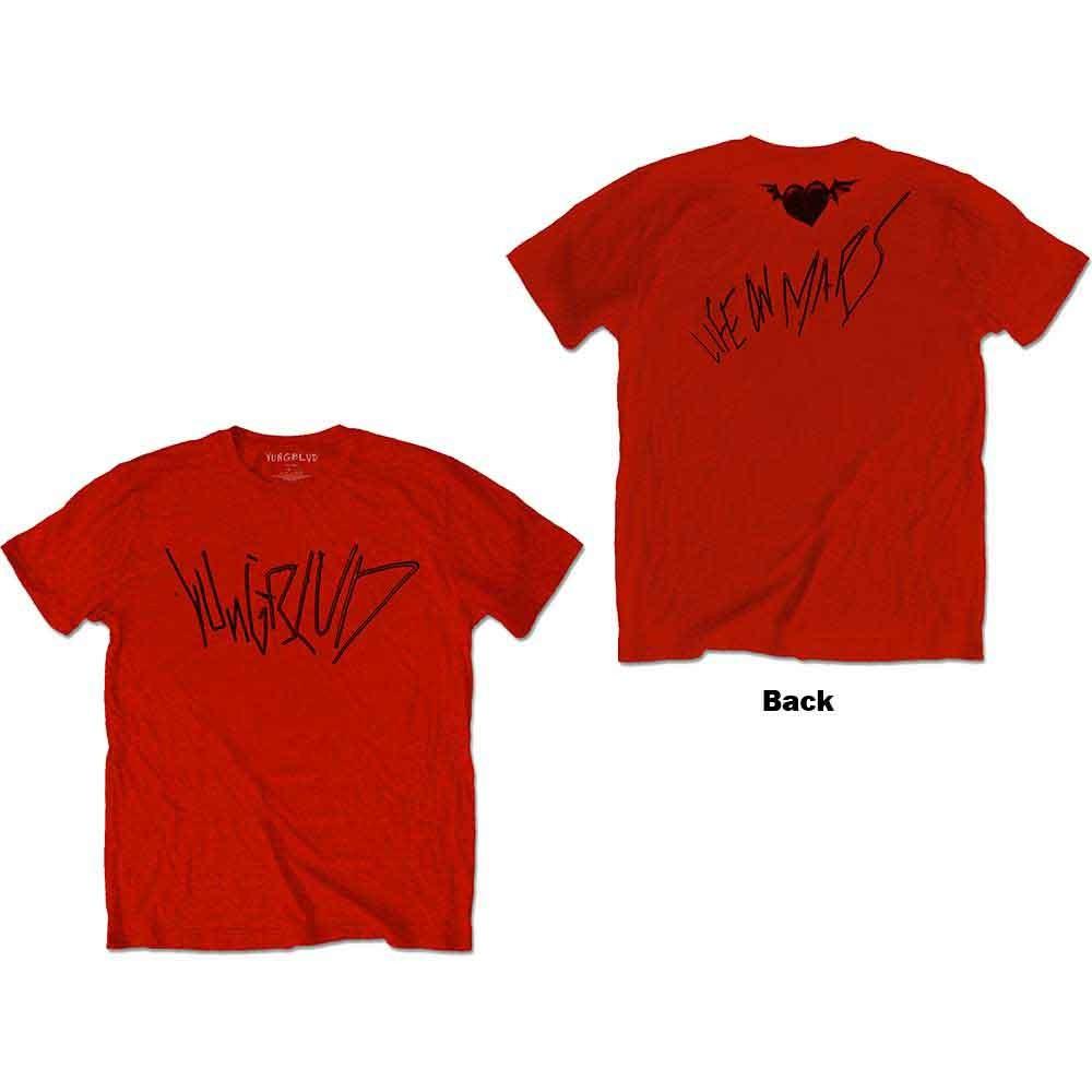 YUNGBLUD Life on Mars T- Red New Unisex T-Shirt M
