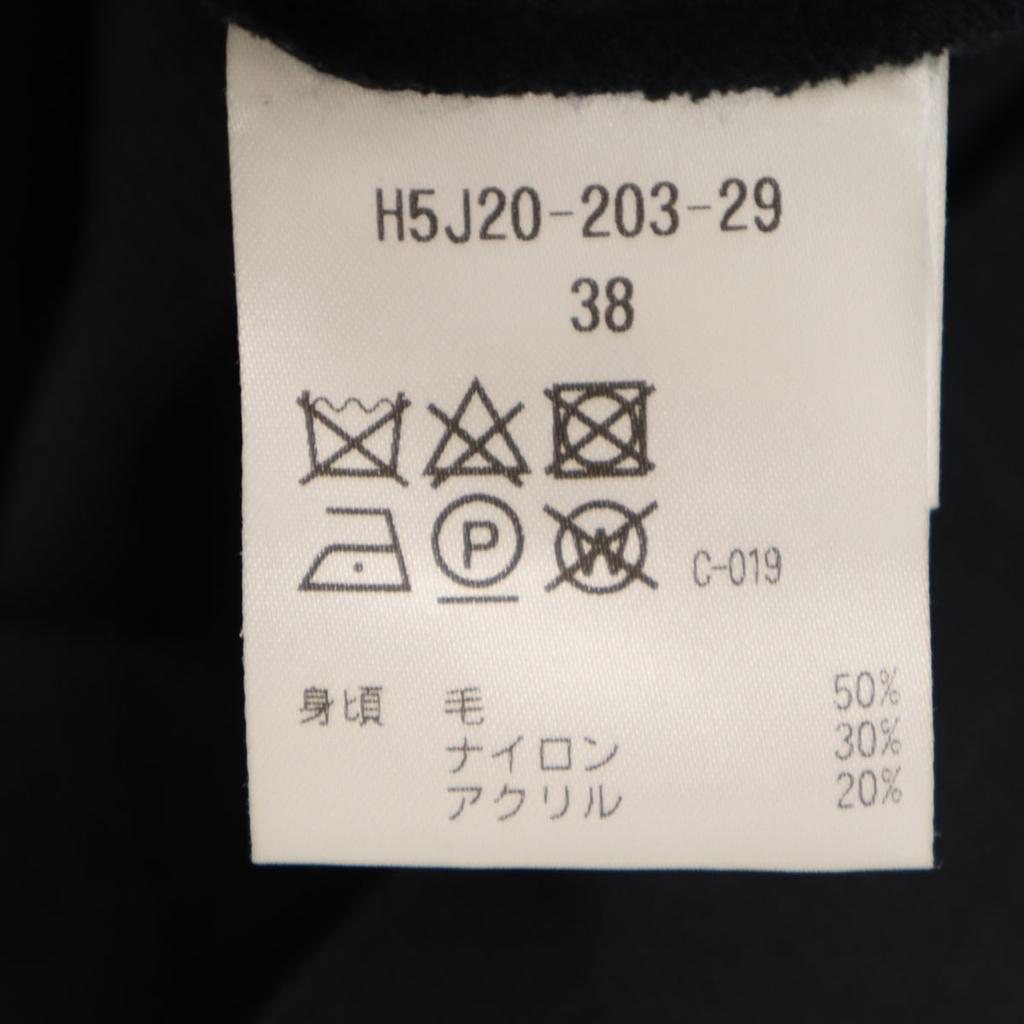 Unused MACKINTOSH PHILOSOPHY Long Sleeve Knit Switching One Piece 38 Navy Women Used