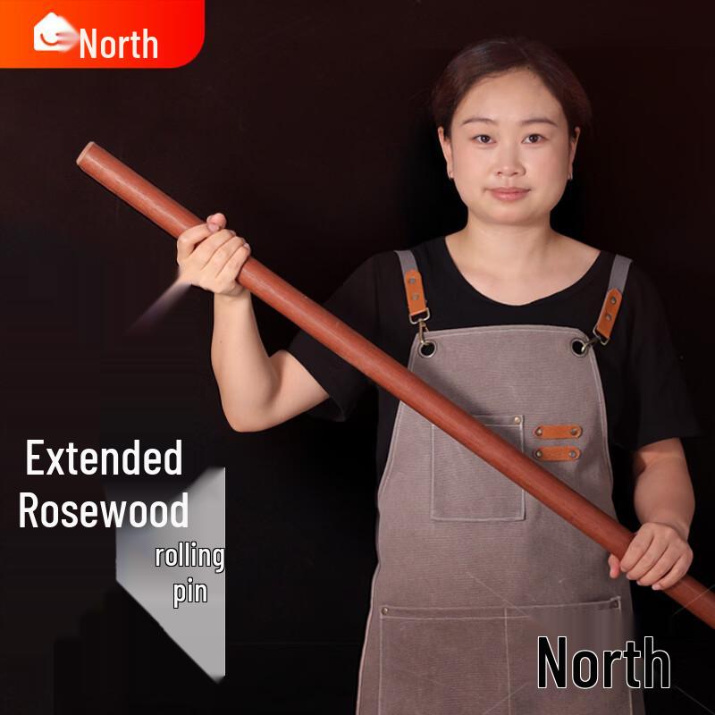 LISM Extra-Thick Commercial Grade Wooden Rolling Pin