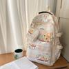 Children's Schoolbag Women's Cartoon Printed Large Capacity Backpack with Coin Purse