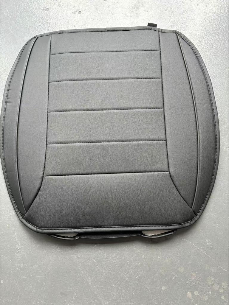 Universal Car Seat Cushion Set: Luxury Nappa Leather, All-Season, Backless Design, Fits Five Seats