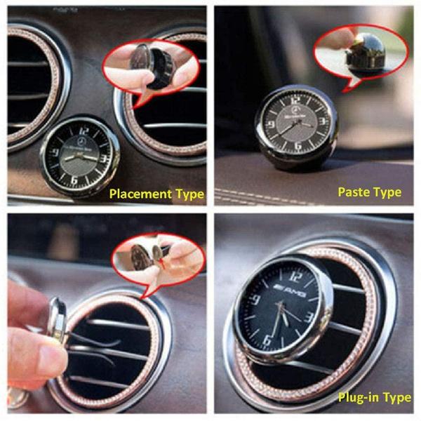 Auto Armaturenbrett Mini Uhr Auto Lüftungsschlitz Quarzuhr mit Clip Auto Lüftungsschlitz Uhr Autozubehör