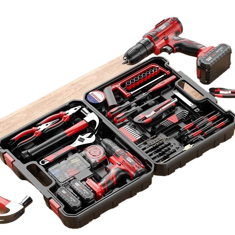 21V Multi-Purpose Electric Drill & Tool Set for Home Repair