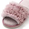 Francfranc Moist Knit Frill Room Pink Shoes,