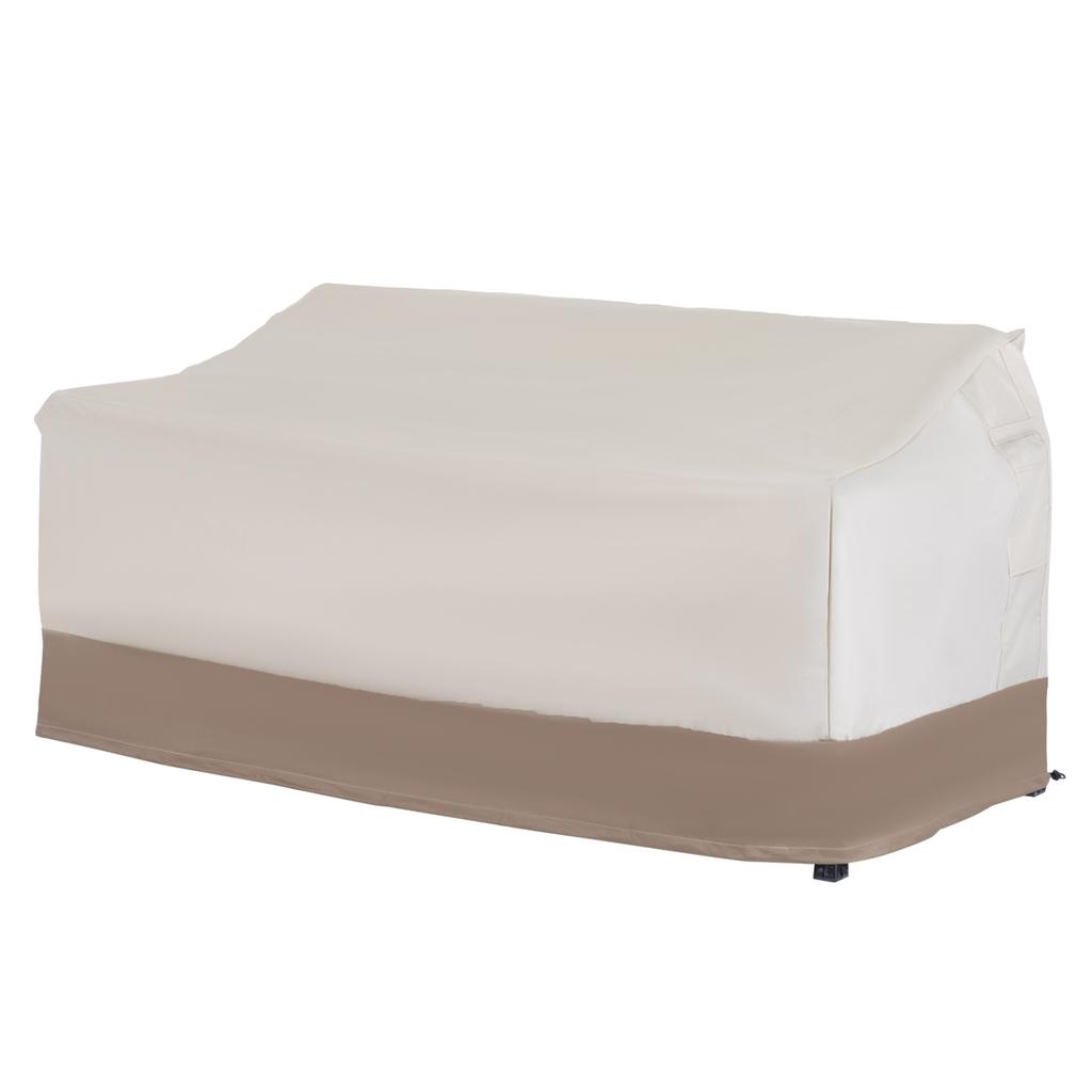 Bench Cover, for 2-3 Seater, Waterproof, 600D Oxford, 152 x 87 x 59/79 cm