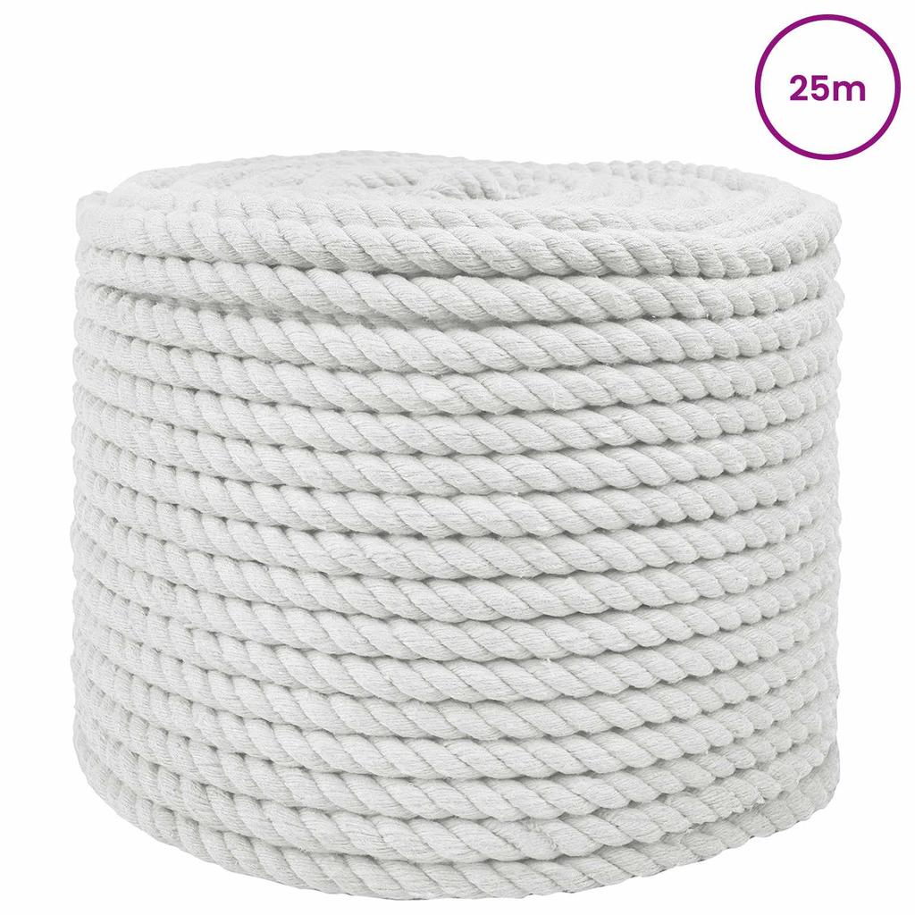 White Rope 1 X 1 X 2500 Cm Cotton