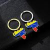 Venezuela Map Flag Keychain Pendant Keyring Support Venezuela Gift Rustproof
