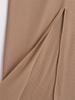 Sleek Back Slit Short Sleeve Round Neck Bodycon Dress - Women's Pure Desire Style