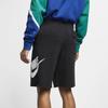 Nike Contrast Logo Print Running Drawstring Mid-Waist Casual Shorts Men Bottoms Black AR2375-010