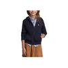 Polo Ralph Lauren Hoodie Kids Solid Color Logo Embroidery Knitted Hooded Kids Hoodies Navy-Blue CWPOSWEG6820383-410