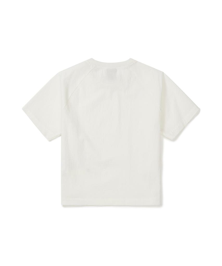 SNOWPEAK APPAREL Root Women'S Pocket Short Sleeve T-Shirt (S25Mwrts61) Off White