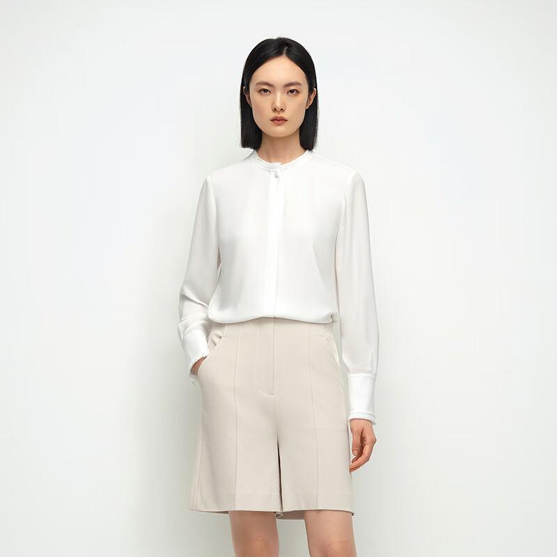 OVVOVV Women s Tri-acetate Lace Collar Shirt 37