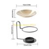 F26C Fragrances Essential Oil Burners Wax Melt Burners Tealight Wax Warmer for Stress Relief,Meditations and Massage