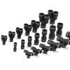 4 6 8 10 12 14 16mm PY PW Black Y-type Three Ways Pneumatic Air Fitting Quick Push To Connect Quick Release Variable 14-12 6-4