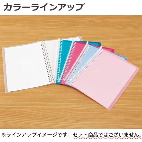 KOKUYO Loose Leaf Binder Campus Smart Ring B5 26 Holes Up to 60 Pieces Transparent Lu-SP706T