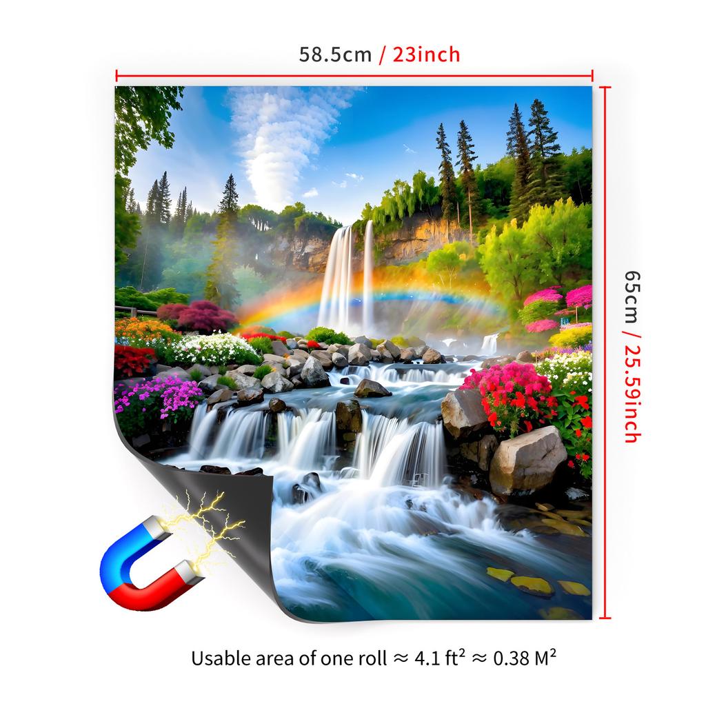 65X58.5Cm Household Dishwasher Magnetic Sticker Kitchen Home Refrigerator Magnetic Sticker