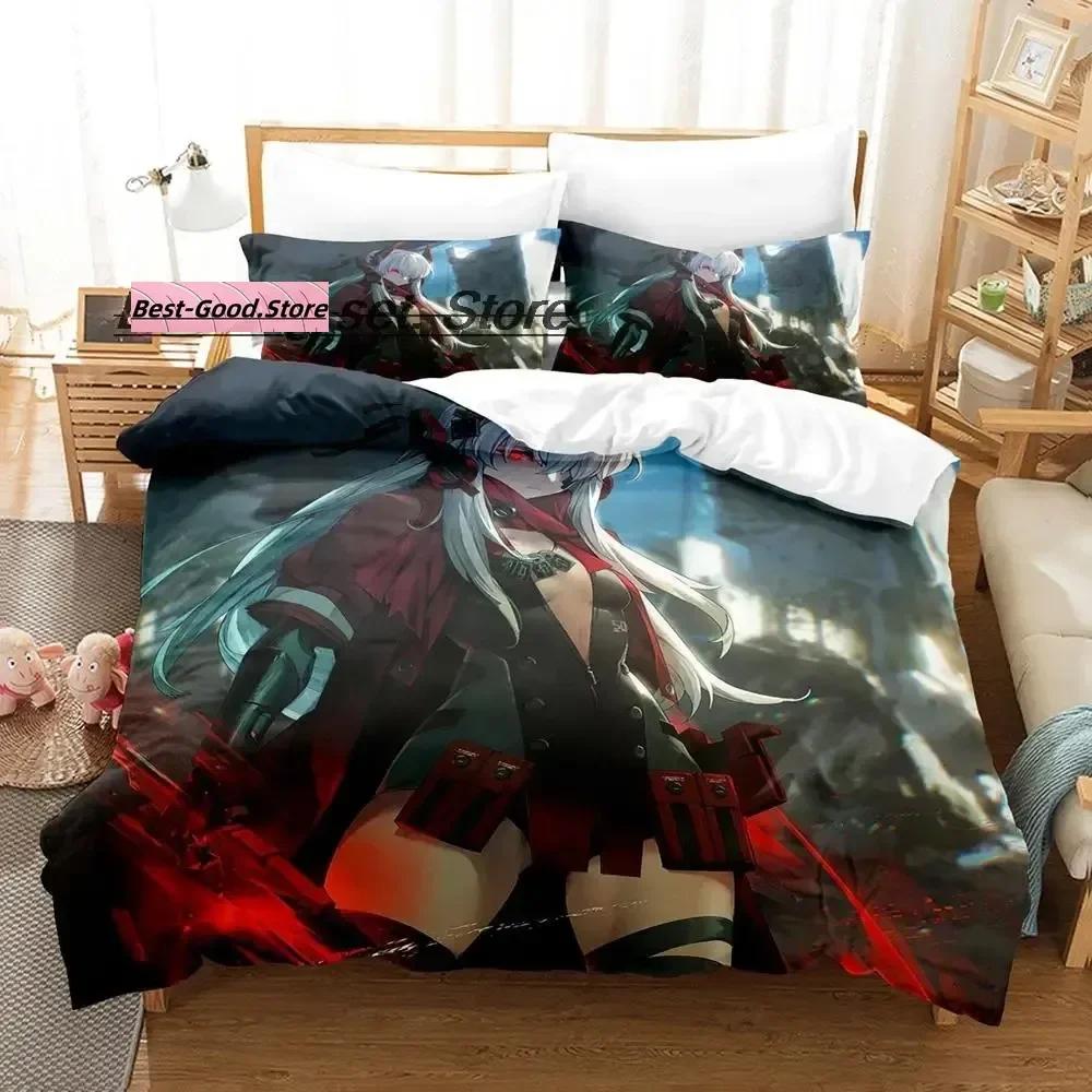 GRAY RAVEN PUNISHING Lucia Bedding Set Single Twin Full Queen King Size Bed Set Aldult Kid Bedroom Duvetcover Sets Anime