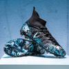 High-top Broken Nails Football Shoes Boys and Girls Adult Breathable Non-slip Training Shoes Long Nails Competition Sports Shoes