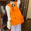 Schoolbag New School Bag Versatile Solid Color College Student Simple Mori Backpack Campus Large Capacity Commuter Computer Backpack