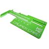 3D Printed Caliper Card Caliper Ruler Sliding Gauge Ruler Measuring Tool Portable Vernier Caliper Keychain Pendant for Quick Measurements