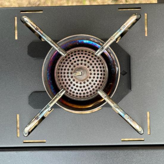 Paslanmaz Çelik Örümcek Ocak Tutucu Ağır Hizmet Isıya Dayanıklı Kamp Pişirme Örümcek Ocak Süspansiyon Sabitleme Rafı Destek Kartı Standı