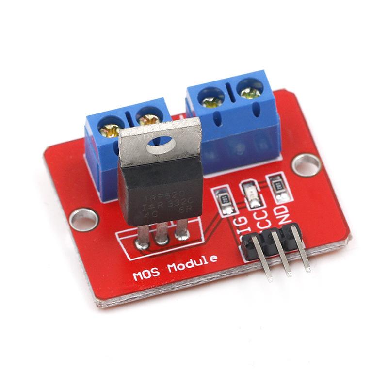 IRF520 Driver Module, MOSFET Field Effect Transistor Board Compatible with MCU ARM Raspberry Pi