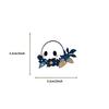 50pcs Playful Ghost Stickers Cute White Flower Ghost PVC Sticker for Phone Cases Luggage Notebooks Durable Ghost Decor