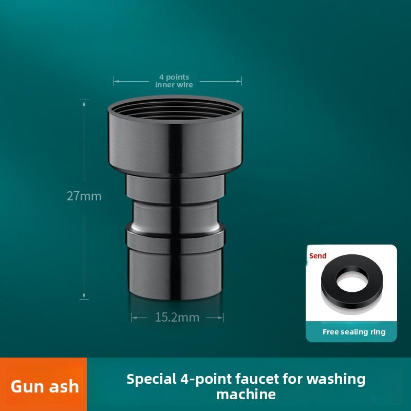 3/4" 1/2''Thread Connector Faucet Hose Tap Water Adapter Quick Connector Water Pipe Fittings Home Replacement Accessory