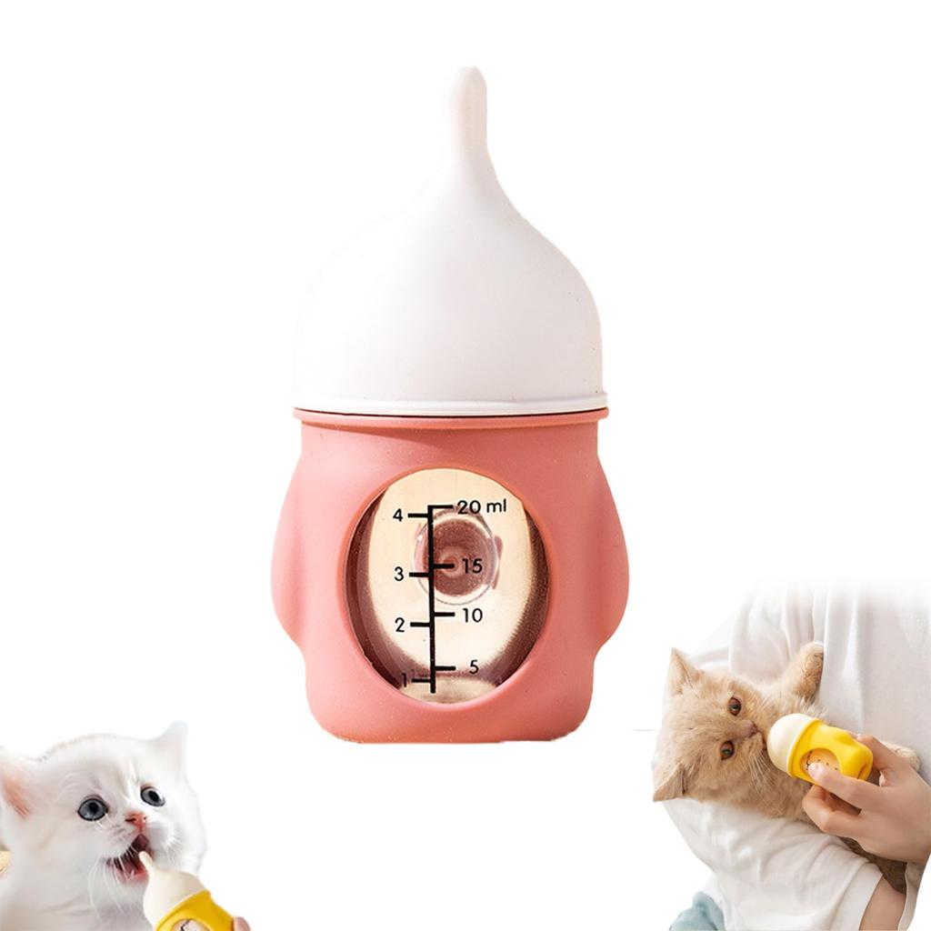 Pet Bottle Feeding Tool For Kittens, Nipple For Puppies, Choking Silicone Newborn Feeding Tool For, Water Feeding Tool